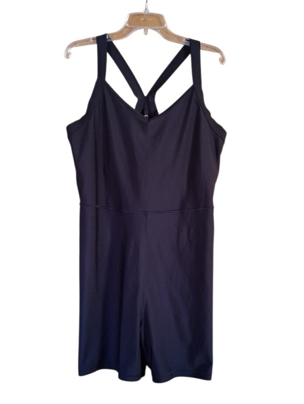 Old Navy Active Powersoft Romper Black Size XXL